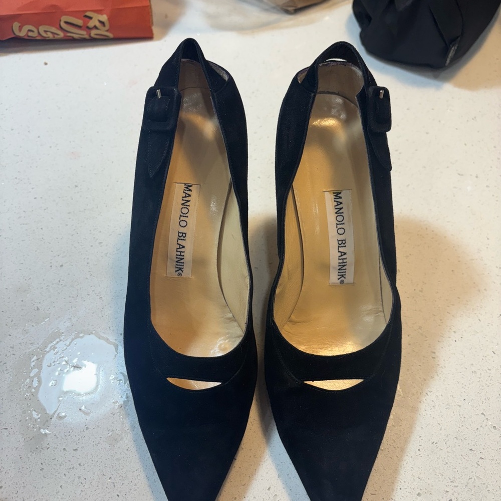 Manolo Blahnik Black Heels